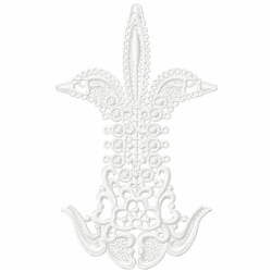 3D Specialty Lace And Swan Embroidery Design 12 3D Specialty Lace And Swan Embroidery Design 12